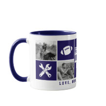 Personalised 4-Photo Collage "Best Dad Ever"