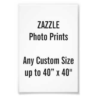 Personalised 4” x 6" Photo Print, or custom size