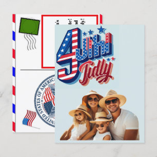 Personalised 4th of July Birthday Cards