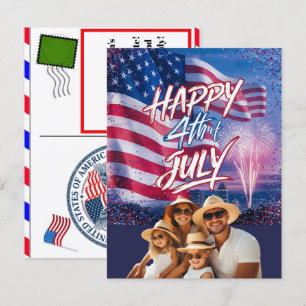 Personalised 4th of July Birthday Cards