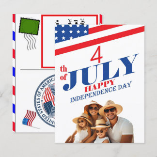 Personalised 4th of July Birthday Cards 2026