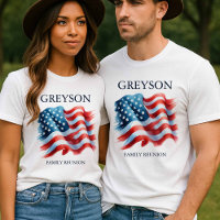 Personalised 4th of July Family Reunion Matching
