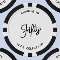 Personalised 50 Fifty Fiftieth Birthday