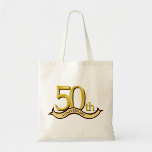 Personalised 50th Anniversary Gift Tote Bag