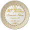 Personalised 50th Anniversary Porcelain Plate