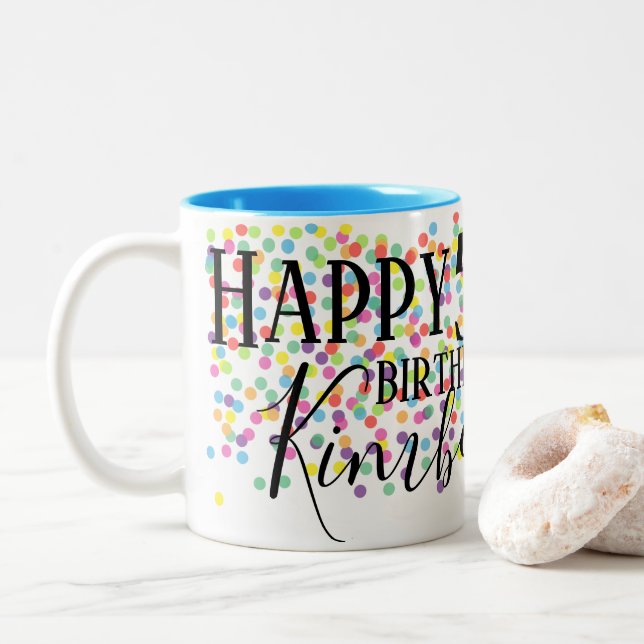 Personalised 50th birthday mug (With Donut)