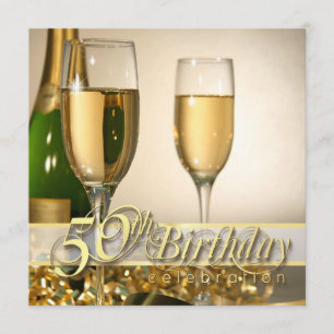 Personalised 50th Birthday Party Invitations