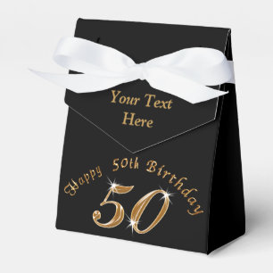 Personalised 50th Wedding Anniversary Favour Boxes