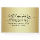 Personalised 50th Wedding Anniversary Gold