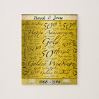 Personalised 50th Wedding Anniversary 