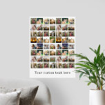 Personalised 56 Photo Collage Poster<br><div class="desc">Personalised 56 Photo Collage Poster</div>