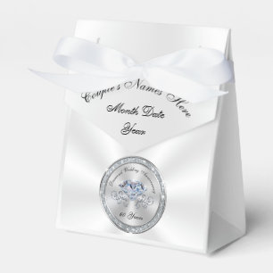 Personalised 60th Anniversary Party Favours Boxes