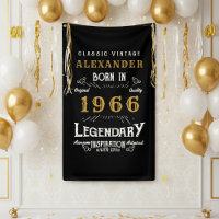 Personalised 60th Birthday Born 1966 Retro Party
