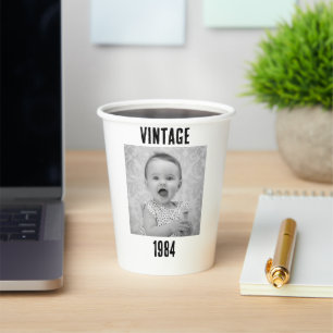 Personalised 60th Birthday Vintage 60th Cups 1965