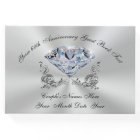 Personalised 60th Wedding Anniversary Guest Book