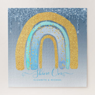 Personalised 676 Piece JIGSAW Christmas Rainbow Ji Puzzle