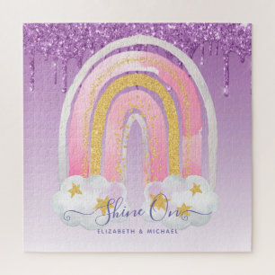 Personalised 676 Piece JIGSAW Christmas Rainbow Ji Puzzle