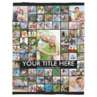 Personalised 68 Photo Collage Custom Colour