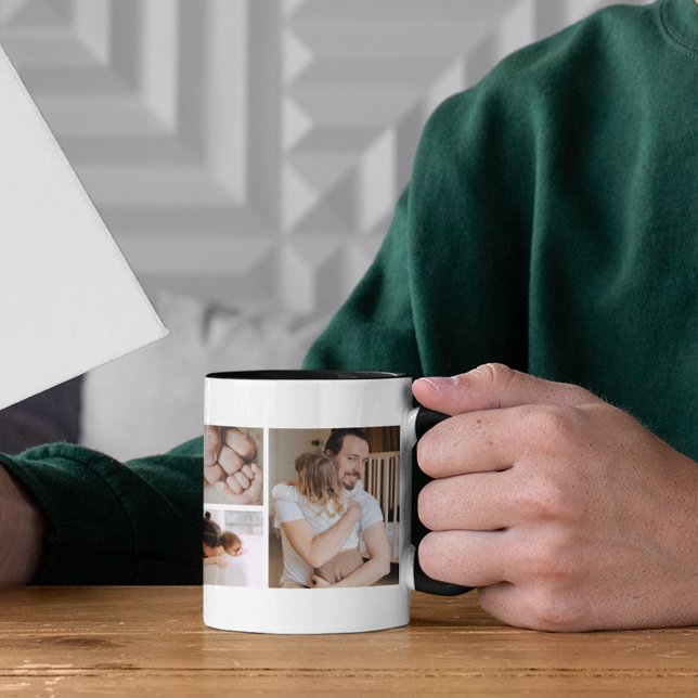 Personalised 6 Photo Collage | Fathers Day Mug (Creator Uploaded)