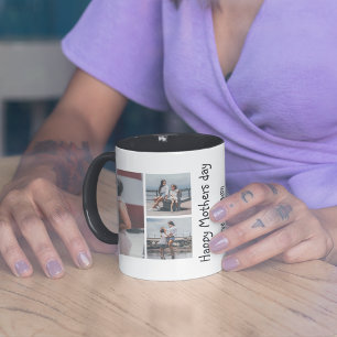 Personalised 6 Photo Collage   Mothers Day Mug