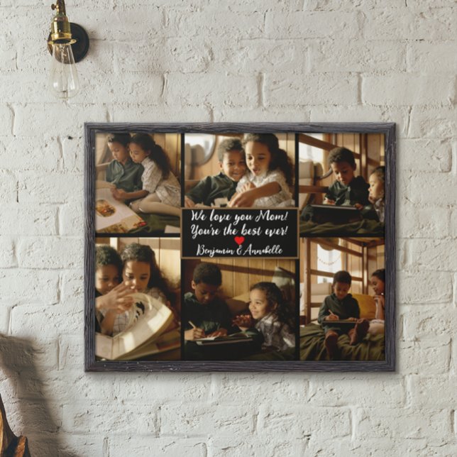 Personalised 6 Photo Collage Poster (Creator Uploaded)