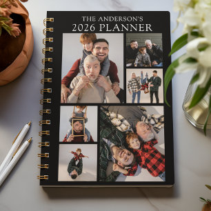Personalised 6 Photo Collage Yearly Planner