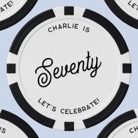 Personalised 70 Seventy Seventieth Birthday