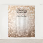 Personalised 70th Birthday Backdrop Rose Gold