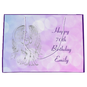 Personalised 70th Birthday Large Gift Bag