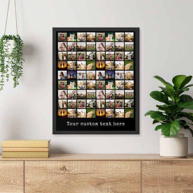 Personalised 72 Photo Collage Poster (Creator Uploaded)