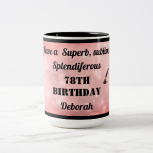 Personalised 78th Birthday Mug