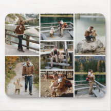 Personalised 7 Photo Mousepad