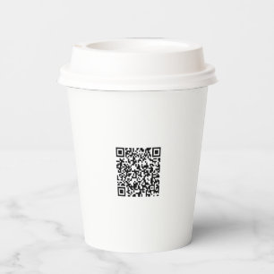 Personalised 8oz Paper Cup with Lid for Events