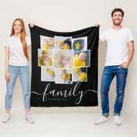 Personalised 9 Photo Collage Family Established