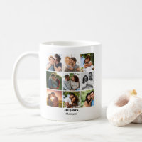 Personalised 9 Photo Collage Template for Couples