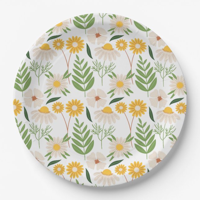 Personalised 9" Round Paper Plate (Front)