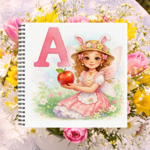 Personalised A Fairy Name Gift for Girls Notebook