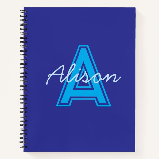 Personalised A Spiral Notebook gift for kids  (Front)