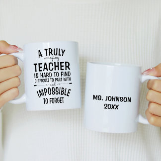 Personalised A truly amazing teacher Coffee Mug