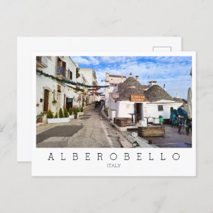 Personalised, a view of Alberobello, Apulia Postcard
