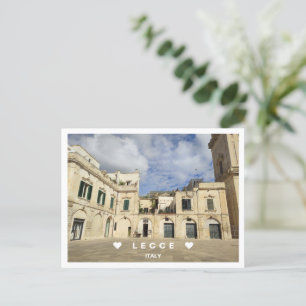 Personalised, a view of Lecce , Puglia, Italy Post Postcard