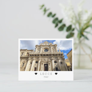 Personalised, a view of Lecce , Puglia, Italy Postcard