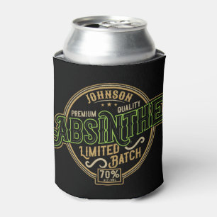 Personalised Absinthe Herbal Spirit Liquor Label Can Cooler