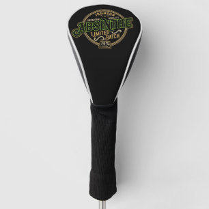 Personalised Absinthe Herbal Spirit Liquor Label Golf Head Cover