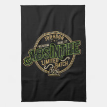 Personalised Absinthe Herbal Spirit Liquor Label