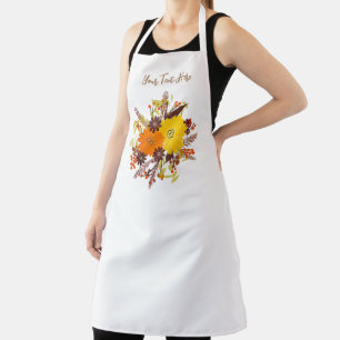 Personalised Abstract Floral Botanical Apron