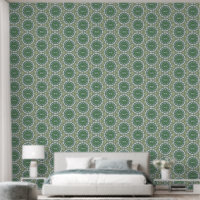 Personalised Abstract Floral Elegant Spring Green