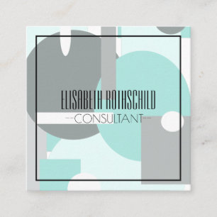 Personalised Abstract Geometry Art Business Card