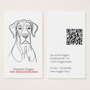 Personalised Abstract Great Dane