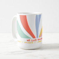 Personalised Abstract Wild Flower and Text 